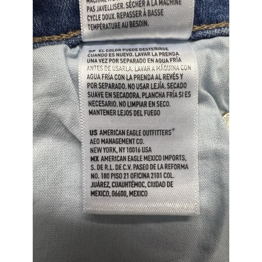 NWT American Eagle Super High Rise Flare Size 18 34 W Next Level Stretch Denim - Picture 9 of 16